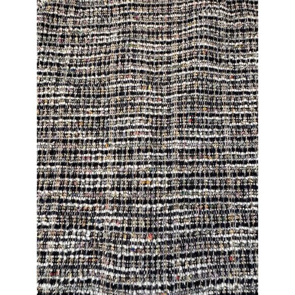 Amanda + Chelsea Women's Black Tweed Aline Skirt Size L - Picture 3 of 6